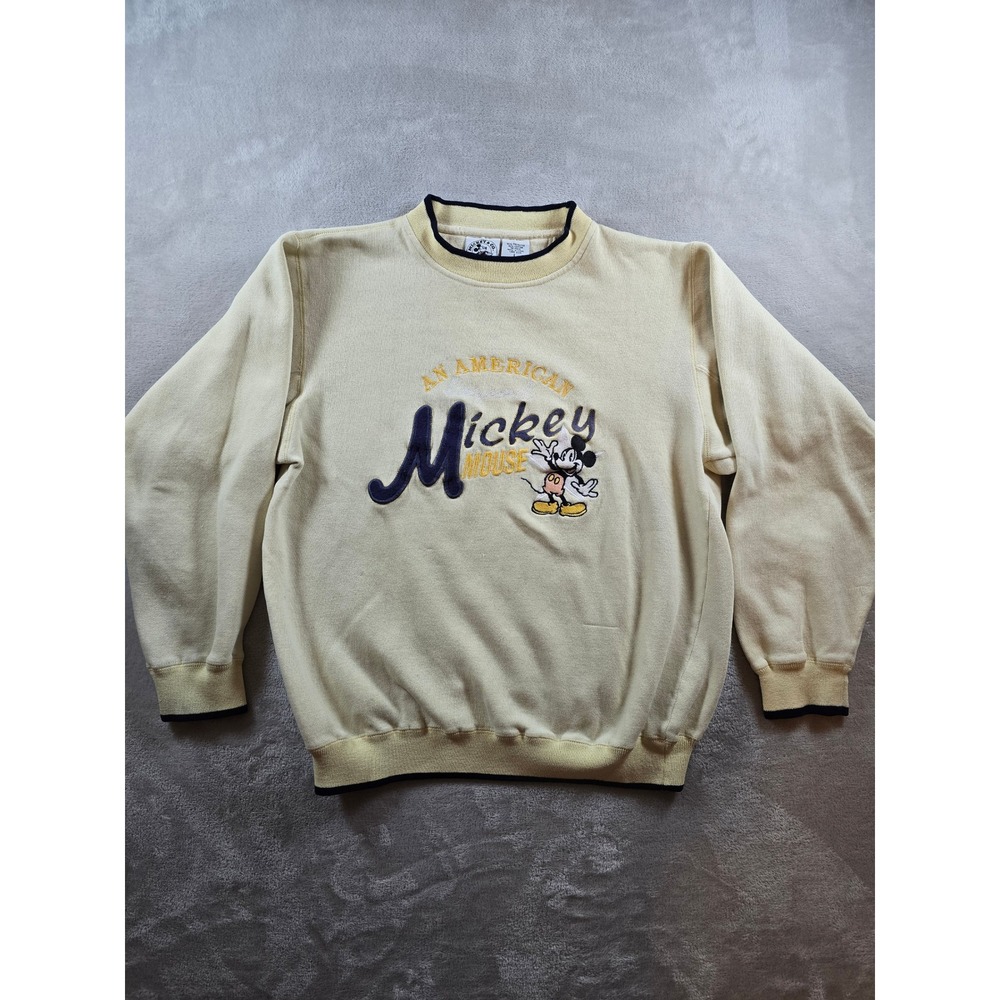 Vintage Sweatshirt Womens L Mickey Mouse & Co An American Legend *Read